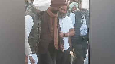 India News | Sidhu Moose Wala's Father Joins Bharat Jodo Yatra in Punjab