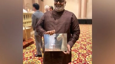 Entertainment News | RRR: After Golden Globe Win, MM Keeravani Makes India Proud at LAFCA