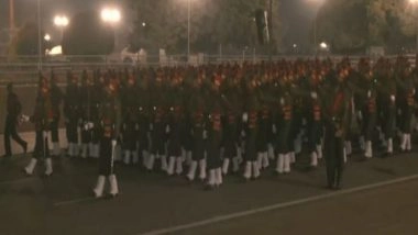 India News | Armed Forces Conduct Rehearsals in Delhi Ahead of Republic Day Parade