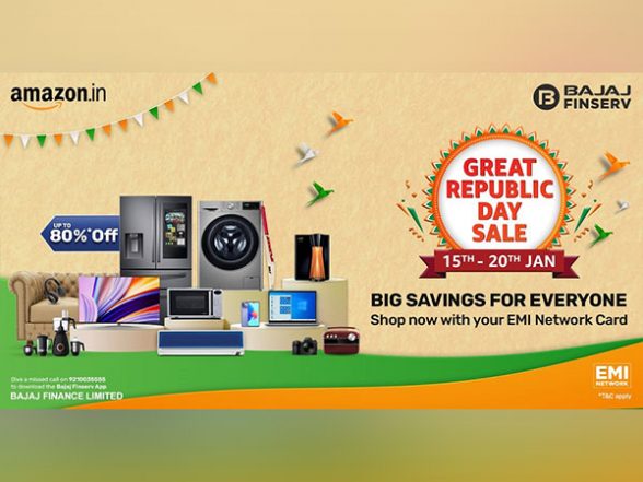 Business News | Amazon Great Republic Day Sale - Get Exciting Offers with No Cost EMI Offers on Bajaj Finserv EMI Network Card - Vimarsana News