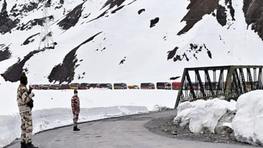 India News | Strategic Zojila Pass Remains Open Under the Vigil of BRO Amid Severe Cold