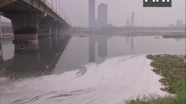 India News | Yamuna Pollution Doubled in 8 Years of Kejriwal Govt in Delhi: LG Office
