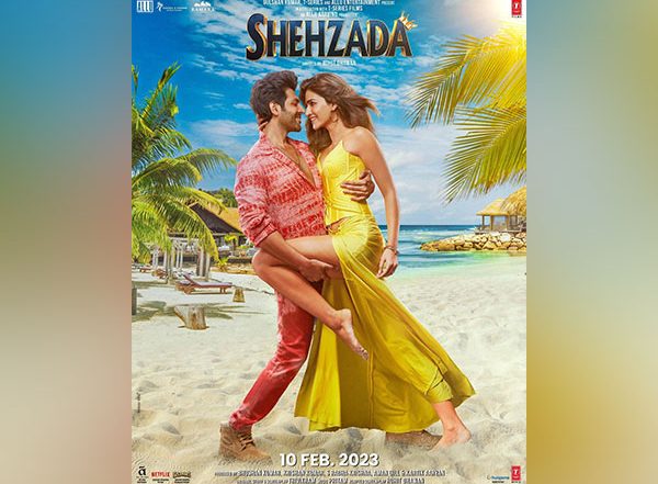 Shehzada Song Munda Sona Hoon Main: Kartik Aryan, Kriti Sanan Bring Sizzling Chemistry To The Peppy Track (Watch Video)