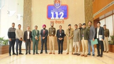 India News | NITI Aayog Member Visits State Emergency Response Centre, Hails 'Haryana 112' Initiative