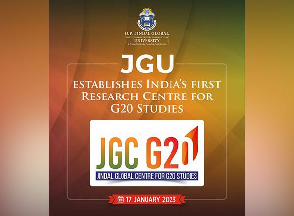 Business News | O.P. Jindal Global University Establishes India's First Research Center on G20 Studies