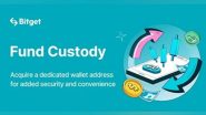 Business News | Bitget Launches Crypto Custody Service To Maximize Security