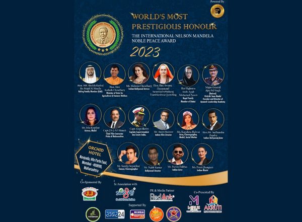 Business News | Nelson Mandela Noble Peace Award 2023 Scheduled on Jan 24, 2023, Hotel Orchid -Mumbai
