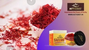 Business News | Tanmatra Ventures Private Limited's Popular Brand ACTIZEET Launches ACTIZEET Saffron, Pure Kashmiri Kesar, Premium Grade
