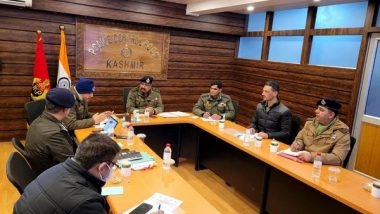 India News | JK DGP Chairs Meeting to Review Security Arrangements Ahead of R-Day in Kashmir