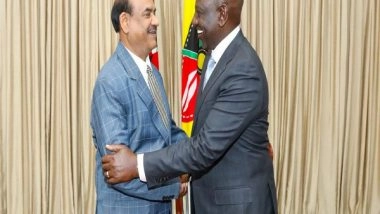 World News | Lok Sabha Speaker Calls on Kenyan President, Says New Areas of Economic Cooperation Must Be Explored for Trade