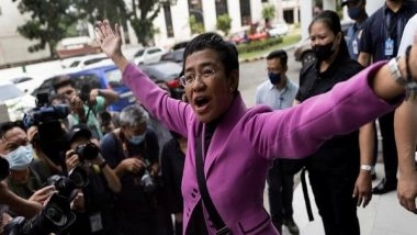 World News | Philippine Nobel Laureate Maria Ressa Cleared by Court of Tax Evasion Charges