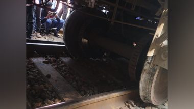 India News | Andhra Pradesh: Train Derails in Visakhapatnam, No Casualties