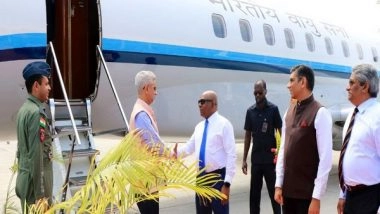 World News | EAM Jaishankar Reaches Maldives, Receives Warm Welcome