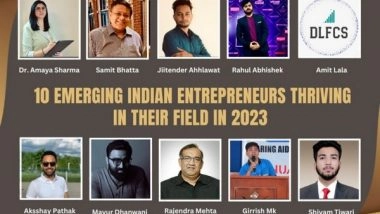 Business News | 10 Emerging Indian Entrepreneurs Thriving In Their Field In 2023
