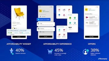 Business News | Razorpay Launches India's First Affordability Widget, Aims to Reduce Customer Drop-offs and Boost Revenue by 40 Per Cent