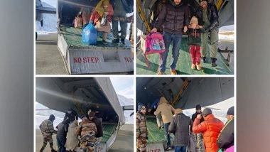 India News | Indian Air Force Commences Courier Services from Kargil to Srinagar, Jammu