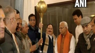 India News | BJP Delegation Including Haryana CM Khattar Calls on JP Nadda