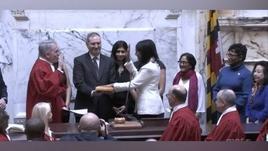 World News | Aruna Miller Scripts History, Becomes First Indian-American to Be Elected Lieutenant Governor of Maryland