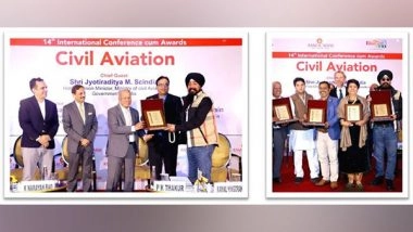 Business News | Frankfinn Receives the Award for 'Best Air Hostess Training Institute' for 11th Year in a Row at 14th ASSOCHAM International Conference