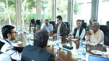 Business News | UP Investors Summit: A Delegation Reaches Ahmedabad to Hold Roadshows, Invite Industrialists