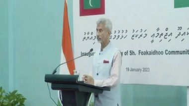 World News | India, Maldives Partnership to Emerge Stronger, Says Jaishankar