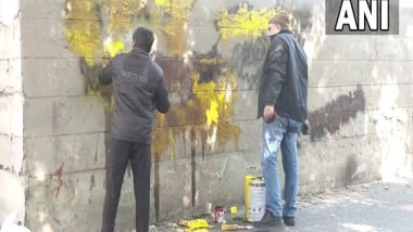 India News | Ahead of Republic Day, Pro-Khalistan Graffiti Appear in Parts of Delhi, Immediately Removed: Delhi Police