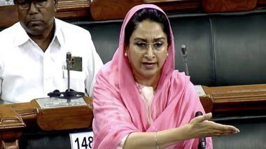 India News | Akali Dal MP Harsimrat Kaur Badal Writes to Union Agriculture Minister Demanding Reconstitution of MSP Committee