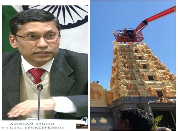World News | India Raised Vandalization of Hindu Temples with the Australian Govt, Asks to Expedite Probe Against Perpetrators