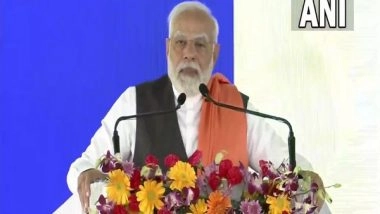 India News | PM Modi Unveils Developmental Projects in Karnataka's Yadgiri, Says Small Farmers Are Biggest Priority of Agriculture Policy