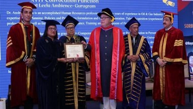 Business News | Dr Anshu Sharma and 21 Other High Profiled Professionals Were Awarded Honorary Doctorate at Convocation Function