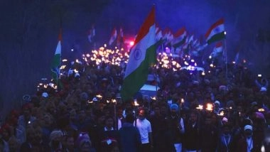 India News | Rahul Gandhi Expresses Happiness on Reaching J-K for Bharat Jodo Yatra's Final Leg