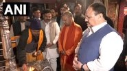 India News | Varanasi: JP Nadda, CM Yogi Adityanath Offer Prayers at Kashi Vishwanath, Kaal Bhairav Temples