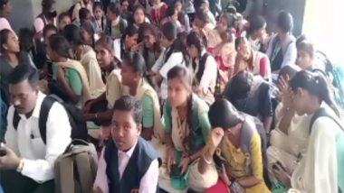 India News | Karnataka: Students Stage Protest Against KSRTC for Adequate Bus Services in Mandya