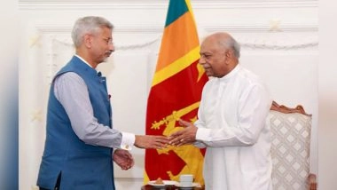 World News | EAM S Jaishankar, Sri Lankan PM Dinesh Gunawardena Discuss Bilateral Cooperation