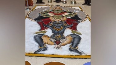 India News | At G20 Working Group Meeting in Kerala, Delegates Greeted with Rangoli Designs