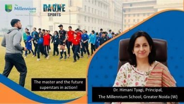 Business News | THE MILLENNIUM SCHOOL, GREATER NOIDA (W) & DA ONE SPORTS Collaborate to Provide Futuristic and Progressive Sports Education to Students