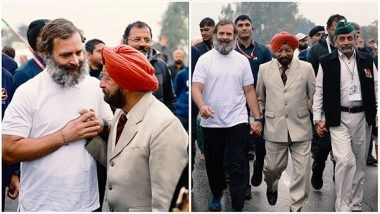 India News | Param Vir Chakra Awardee Capt Bana Singh Joins 'Bharat Jodo Yatra' in J-K's Kathua