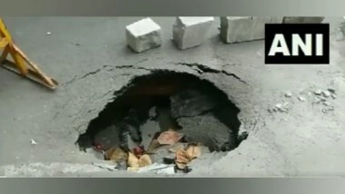 India News | Road Caves in Bengaluru, No Casualty Reported