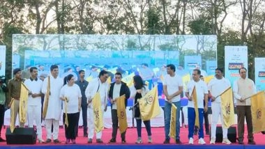 India News | Cyclothon Organised in Gujarat's Surat to Spread Awareness on Fitness, Green Initiatives