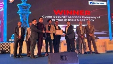 Business News | Aujas Cybersecurity Receives DSCI Excellence Award 2022