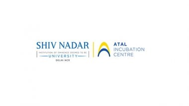 Business News | Atal Incubation Center - Shiv Nadar Institution of Eminence Announces 6th Edition of Venture Challenge - a Closed-Door Business Pitch Contest