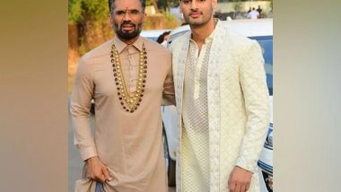 Entertainment News | KL Rahul and Athiya Shetty Wedding: Suniel Shetty, Ahan Distribute Sweets