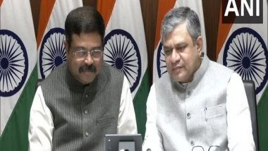 India News | Dharmendra Pradhan Tests Indigenously Developed 'BharOS'