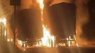 India News | Two Killed as Vehicles Catch Fire in Assam Road Accident