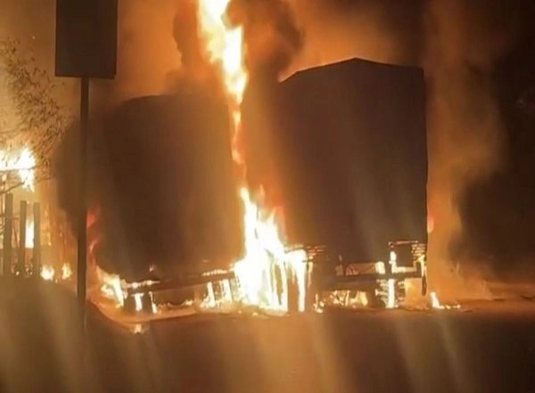 India News | Two Killed as Vehicles Catch Fire in Assam Road Accident