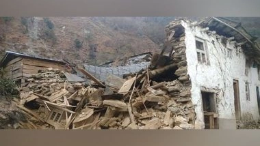 World News | Earthquake of Magnitude 5.8 Jolts Nepal, Three Houses Collapse