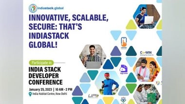 Business News | New Delhi to Host First-ever India Stack Developer Conference on Wednesday