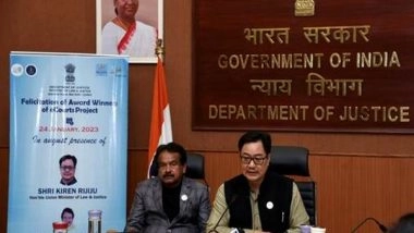 India News | Kiren Rijiju Expresses Concern over SC Collegium Resolutions Making IB, RAW Inputs Public, Says Will React in Appropriate Manner