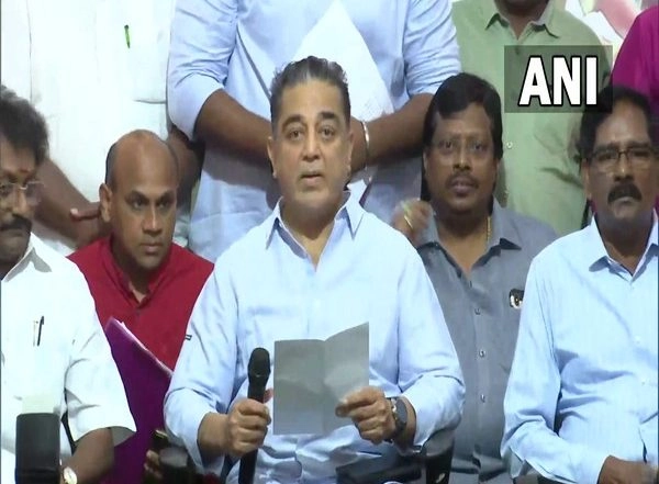 India News | Kamal Haasan's MNM to Support EVKS Elangovan in Erode Bypolls