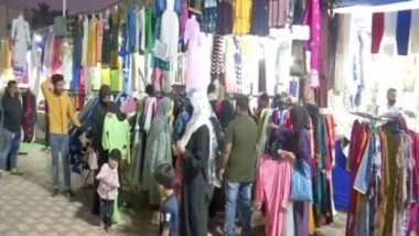India News | Kashmiri Apparel Sellers Draw Attention at Hyderabad's Numaish Exhibition